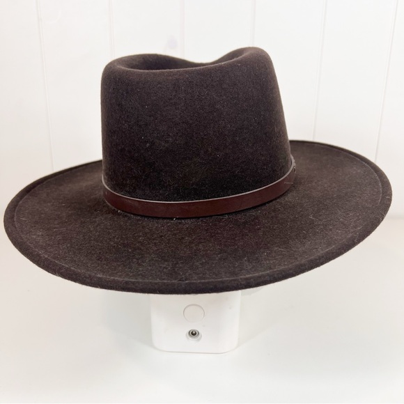 Resistol NRA Dark Brown Wool Felt Western Cowboy Hat Size Medium - Picture 3 of 10